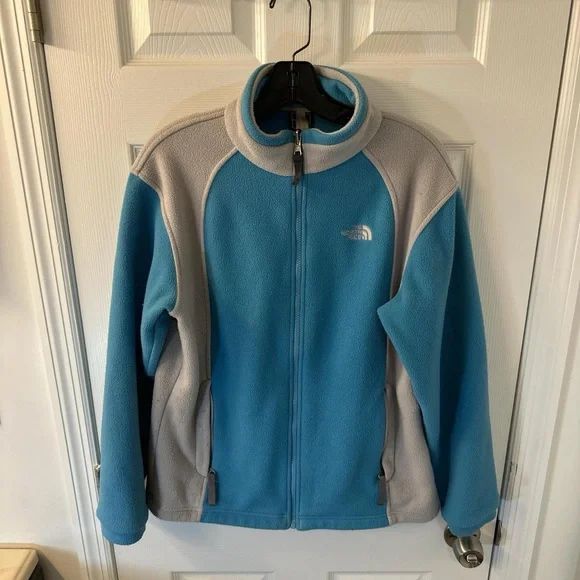 The North Face Blue & Gray Fleece Jacket - Picture 9 of 10